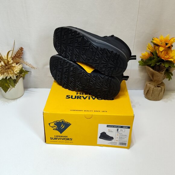 Herman Survivors Castle Carbon Safety Toe Work Shoes Men's 7.5 ASTM F2413-18 NIB - Picture 7 of 10